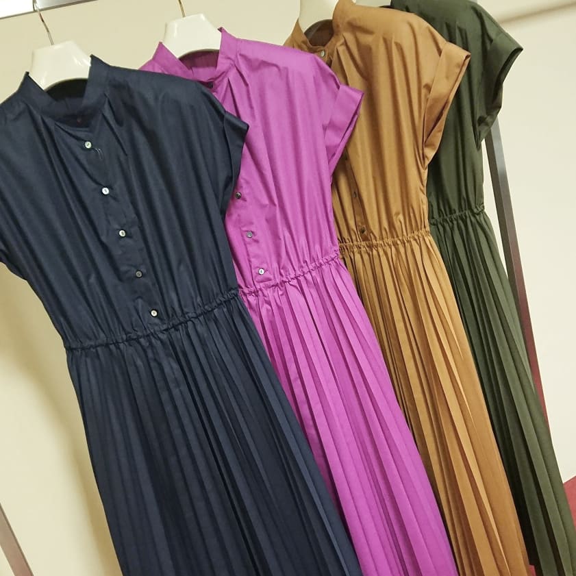 新入荷 プリーツロングワンピース ボワール インターナショナル Voir International 新入荷 プリーツロングワンピース ボワール インターナショナル Voir International