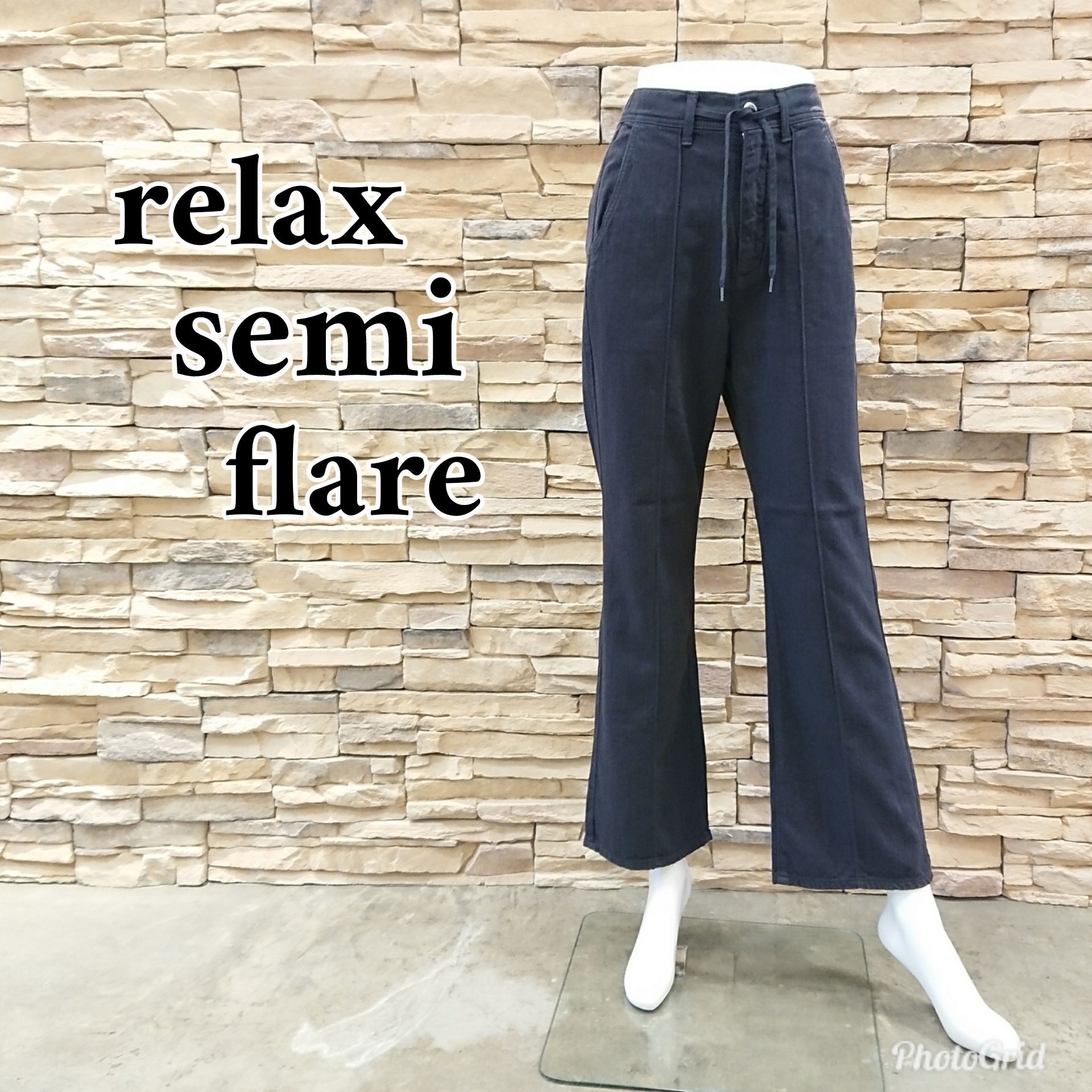 新入荷】🆕YANUK(ヤヌーク)relax semi flare(リラックスセミフレア